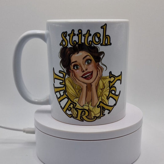 Mug | Stitch Therapy |  Stitch Therapy Mug | Cross Stitch