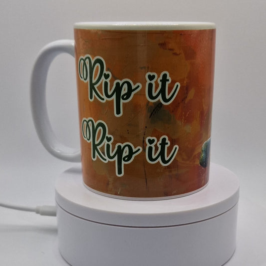 Mug | Rip it, Rip it | Rip it, Rip it Mug | Cross Stitch