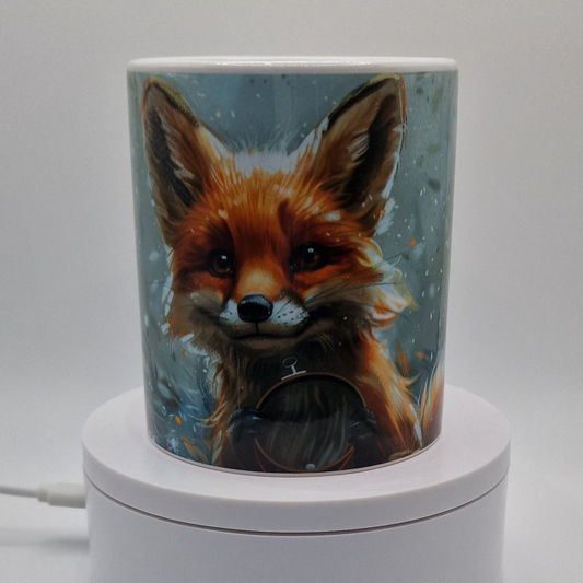 Mug | Life's a Stitch | Fox Cross Stitch Mug | Cross Stitch